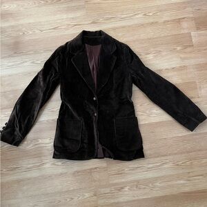 Vintage Corduroy Blazer. Dark Brown. By Harry Levine. Excellent condition.